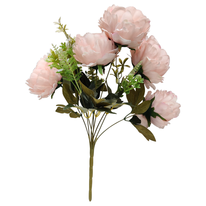Artificial Peony Flower Light Pink For Several Decor Purposes (Wedding Decor, Home, Event, Banquet)