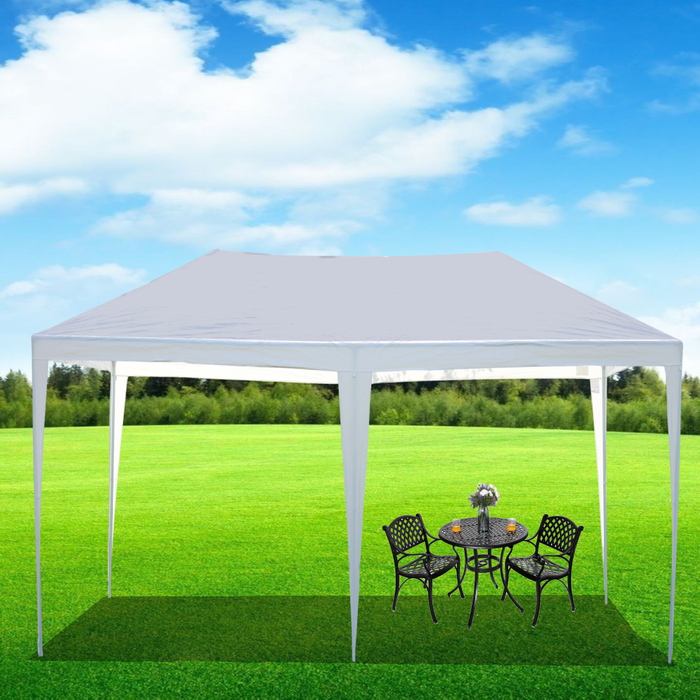 10x20 Ft Outdoor Waterproof Shade Heavy Duty Patio Gazebo Pergola Tent For Wedding, Party, Camping and Others, Water-Resistant, (White)
