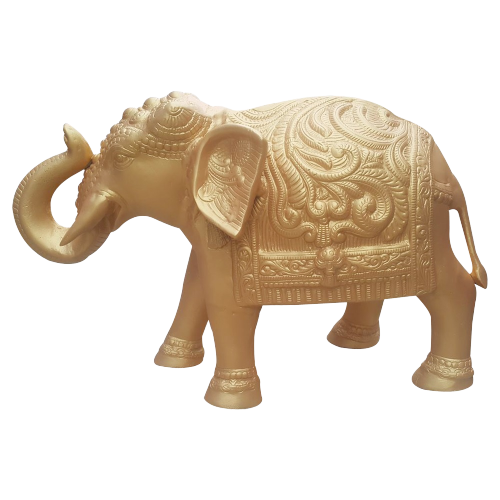 Handmade Fiberglass Elephant Sculptures