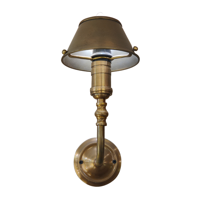 Wall Light-Antique Gold Wall Light For Living Room