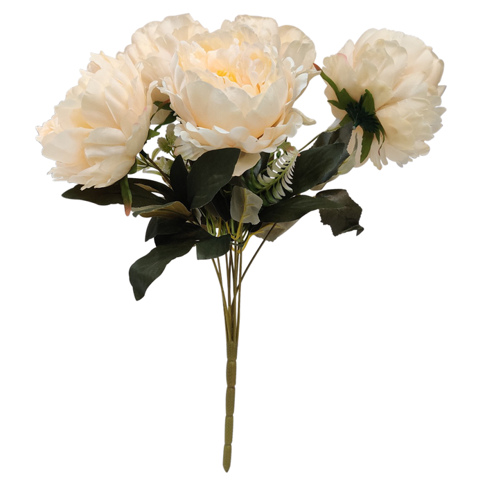 Artificial Peony Flower -Best For Decor Purposes, Color Peach, Variety Of Styles