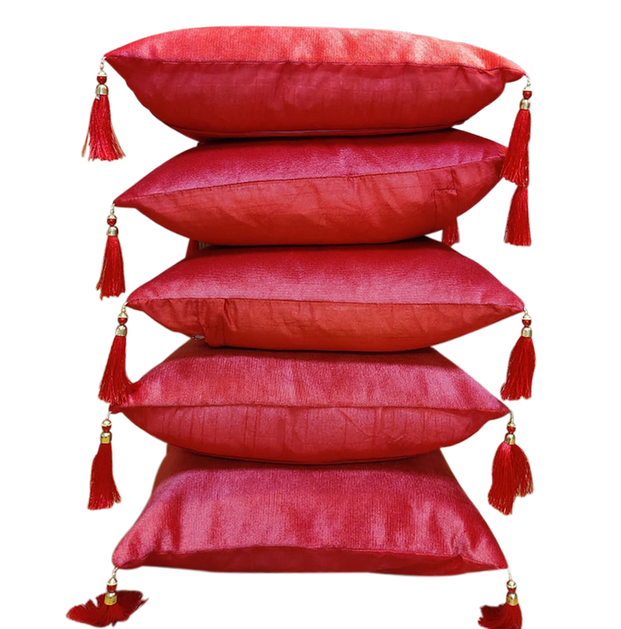 Better Velvet Fabric Cushion Covers | Set Of 5 Pcs