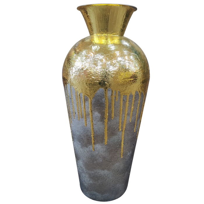 Grey Copper Vase For Decor