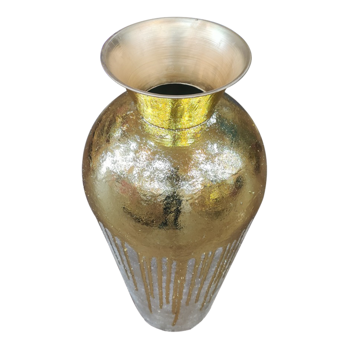 Silver Copper Flower Pot/Vase For Decor