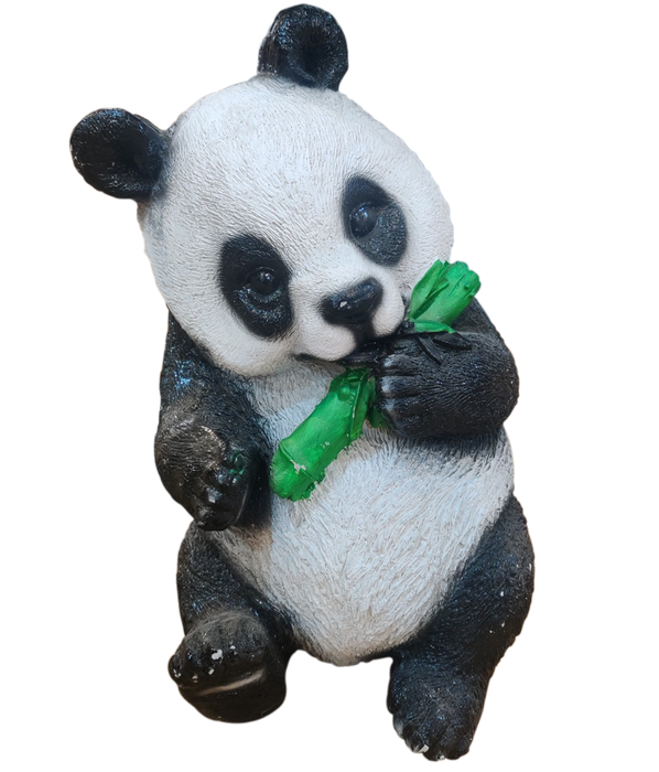 Handmade Fiberglass Panda For Decor