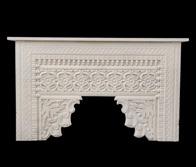 White Wooden Console Table For Decor