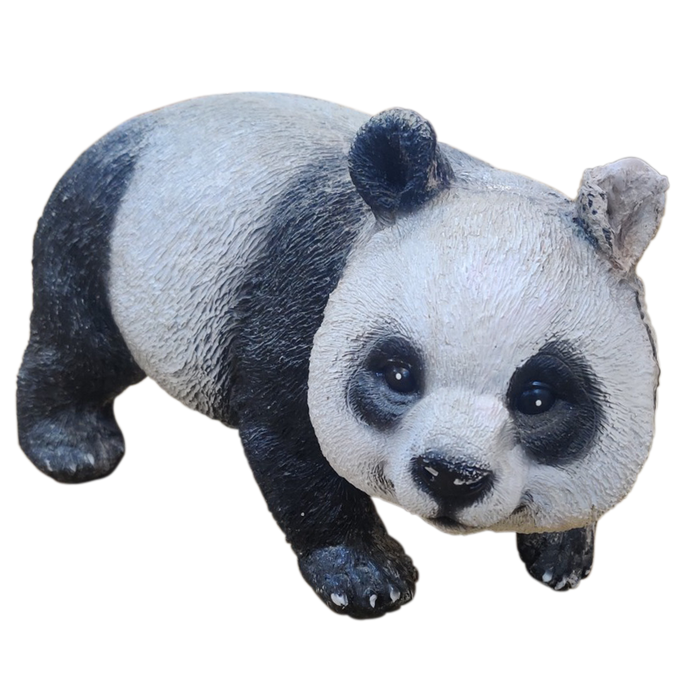 Handmade Fiberglass Panda For Decor