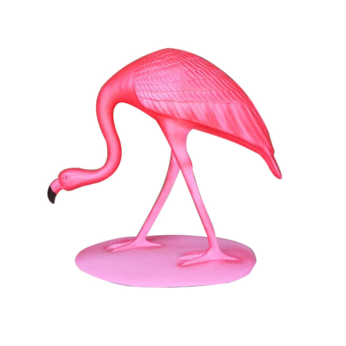 Handmade Fiberglass Flamingos | Set Of 3 Pcs