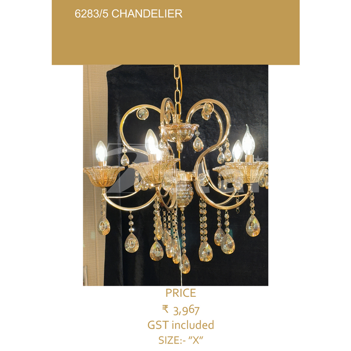 Gold Crystal Chandelier For Wedding, Home and Event Decor