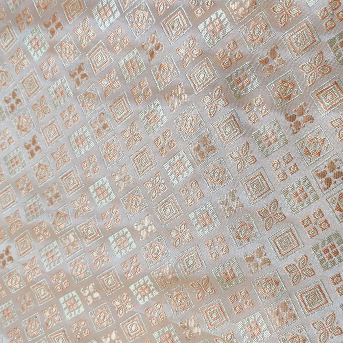 Silk Brocade Fabric For Decor