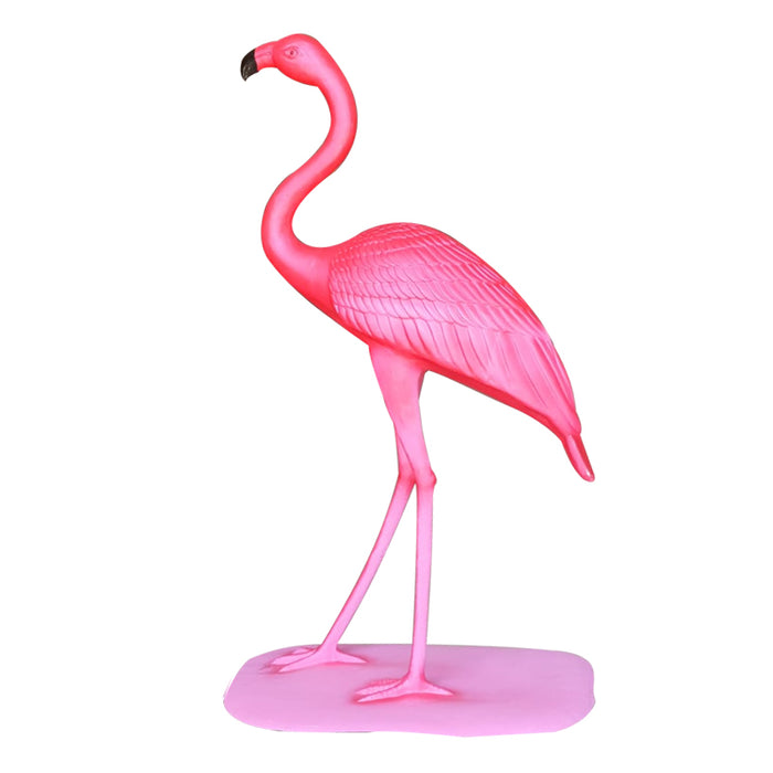 Handmade Fiberglass Flamingos | Set Of 3 Pcs