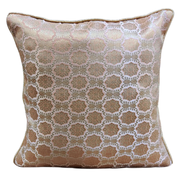 Banarasi Fabric Cushion Covers | Set Of 5 Pcs