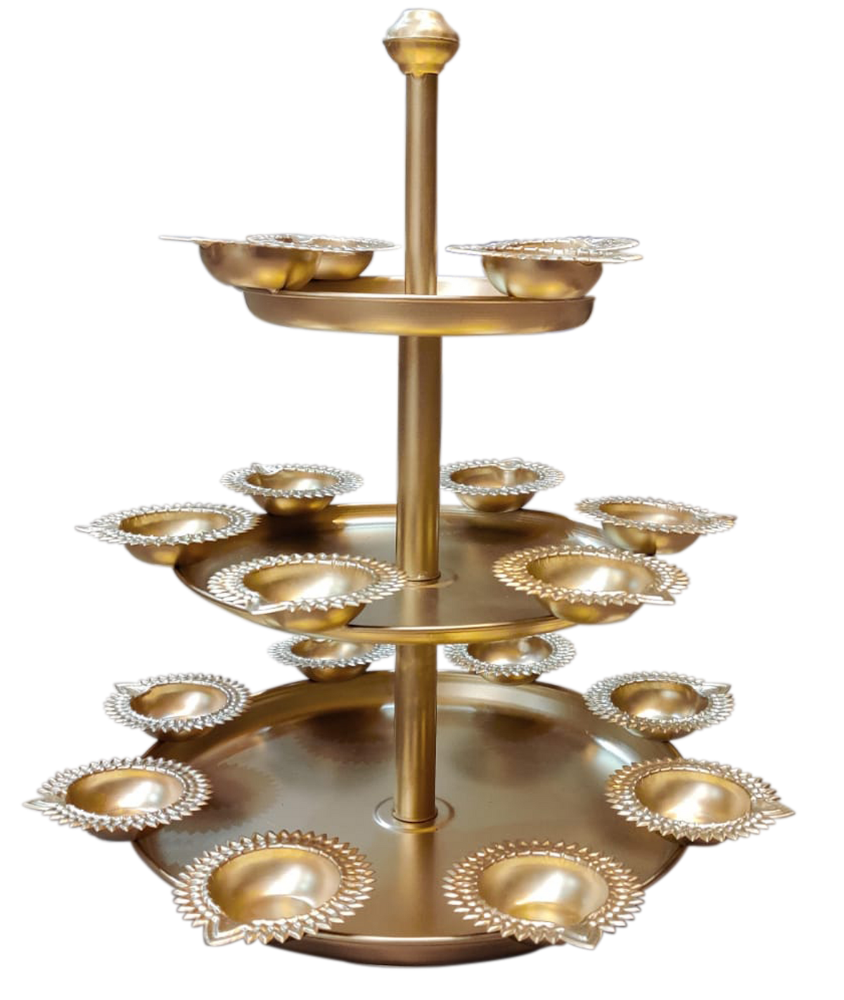 gold-18-diya-stand-for-decor-bharat-wholesales