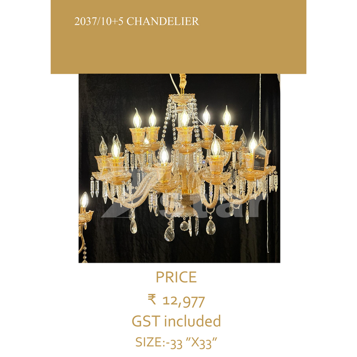 Crystal Chandelier For Decor Prospective at Home, Wedding, Event and Banquet Hall