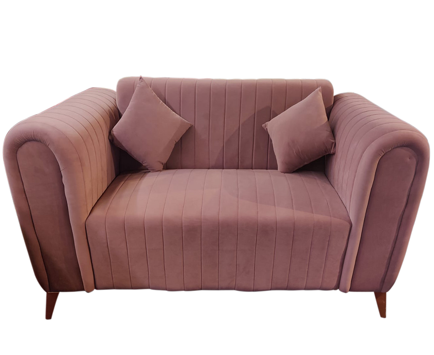 Rose Gold Couple Sofa For Living Room and Event Decor