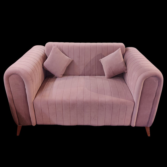 Rose Gold Couple Sofa For Living Room and Event Decor