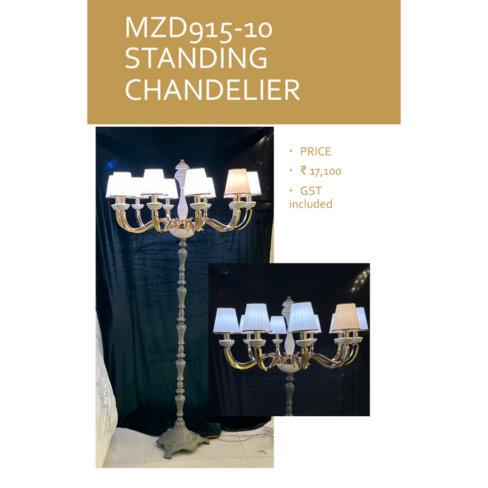 Standing Chandelier For Floor Decoration at Living Room, Bedroom and Others