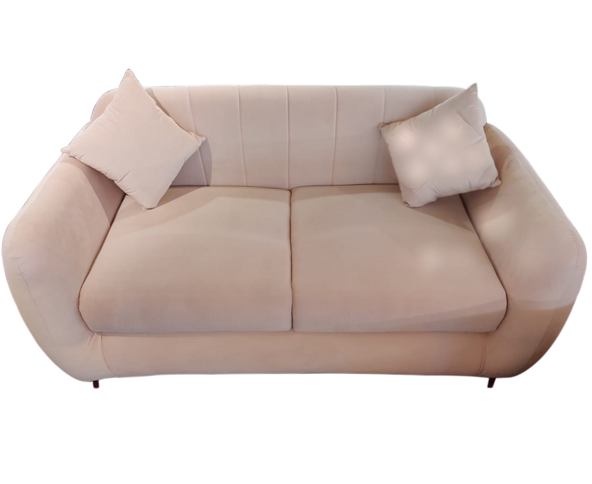 Shaded Peach Pink Sofa For Living Room and Decor