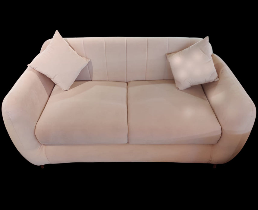 Shaded Peach Pink Sofa For Living Room and Decor