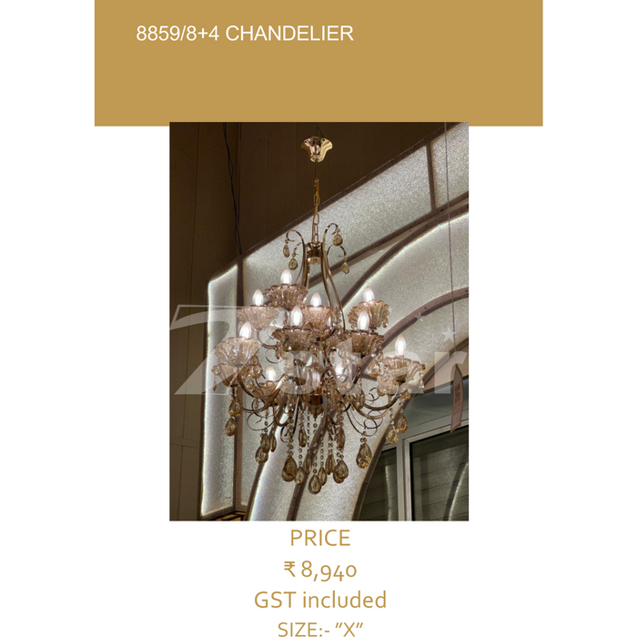 Gold Crystal Chandelier For Wedding, Home and Event