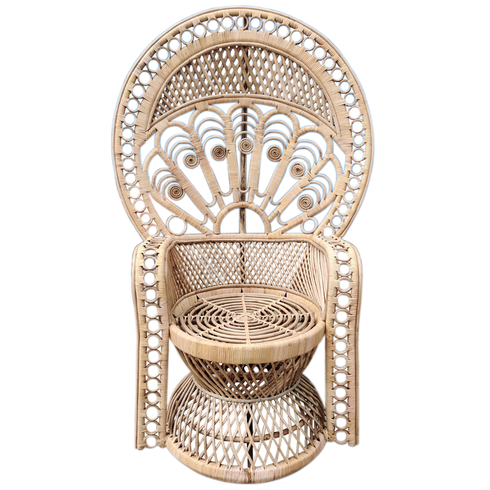 Peacock Shape Wooden Chair | Best For Decor Prospective at Wedding and Banquet | Comfortable Seating, Sturdy and Durable