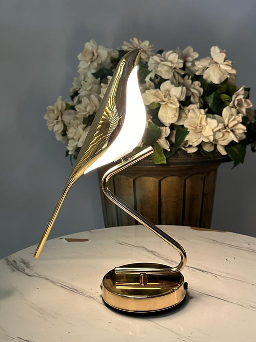 SS Metal Bird Lamp For Wedding, Event and Home Decor | Suitable For Living Room, Bedroom, Dining Room and Others