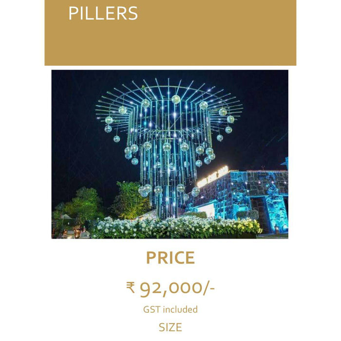 Pillers For Decor Prospective at Wedding, Event and Banquet