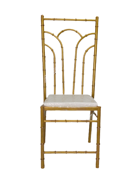 Gold Iron Chair For Banquet