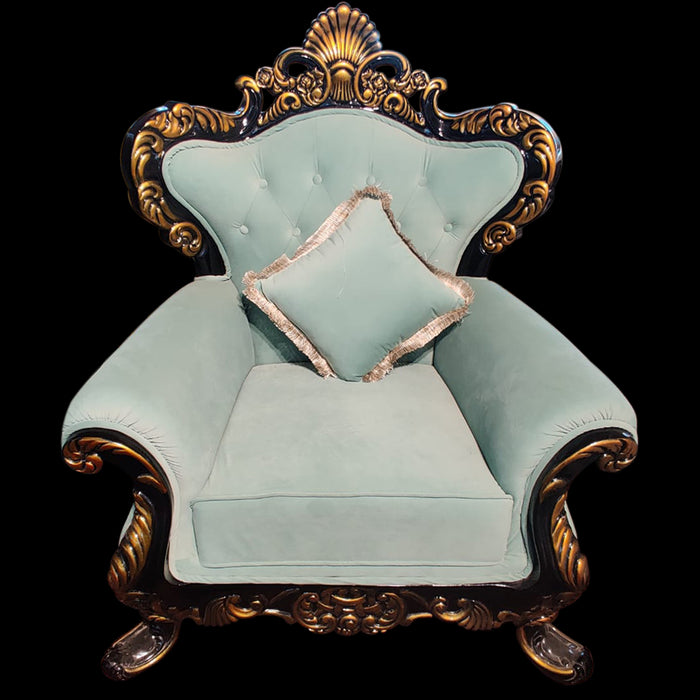 Light Blue Sofa Chairs For Decor and Weddings | Set Of 2 Pcs
