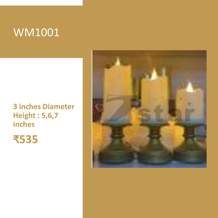 Gold Dripping Candle For Decor at Wedding, Home, Living Room and Bedroom