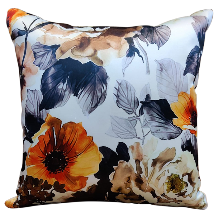 Floral Print Fabric Cushion Covers For Decor