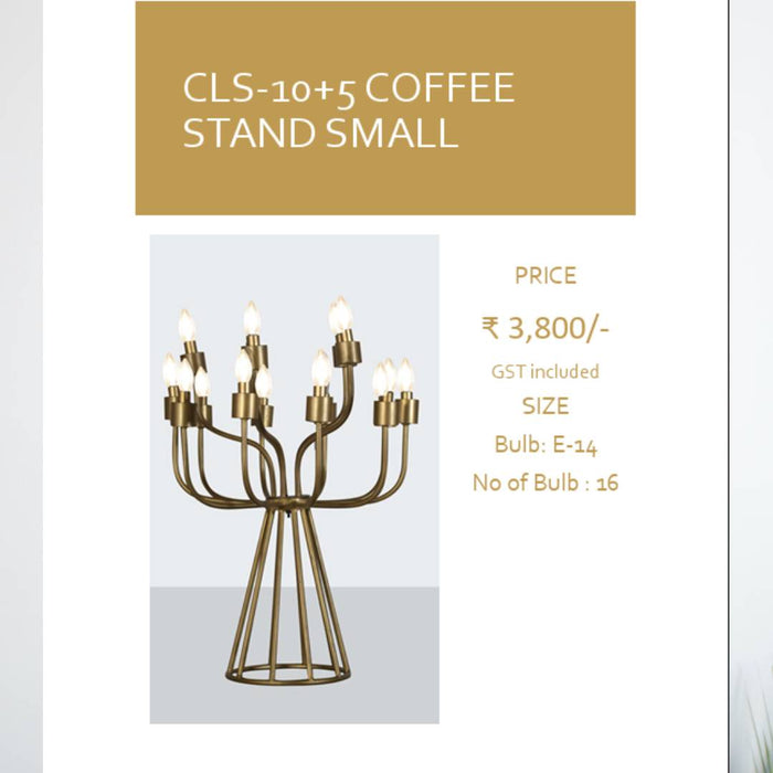 CLS-10+5 Coffee Small Stand | Perfect For Home, Wedding and Event