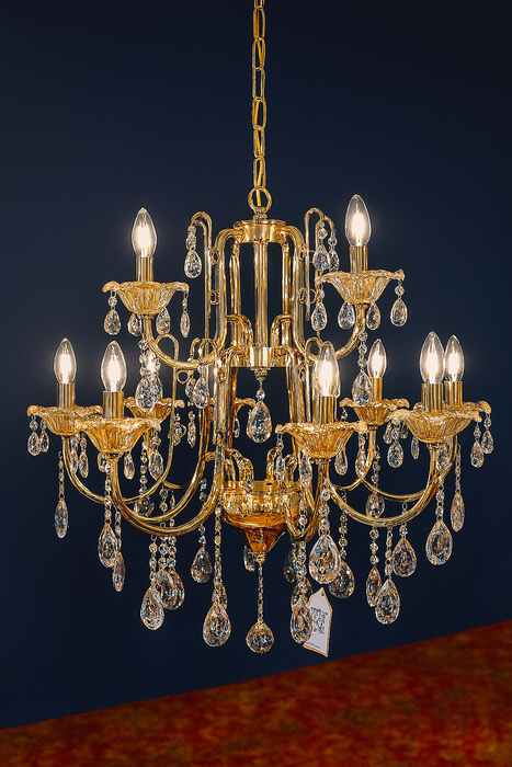 Gold Crystal Chandelier For Wedding, Home and Event