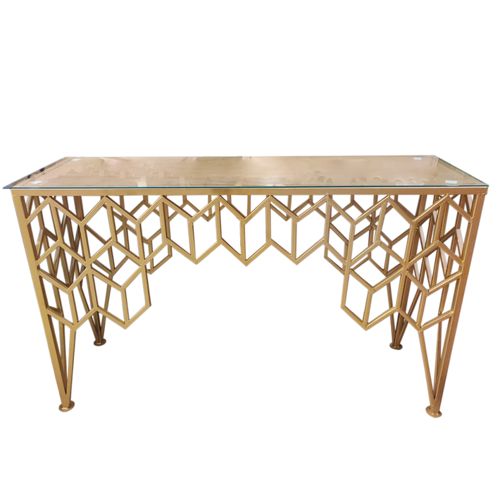 Gold Console Table For Decor