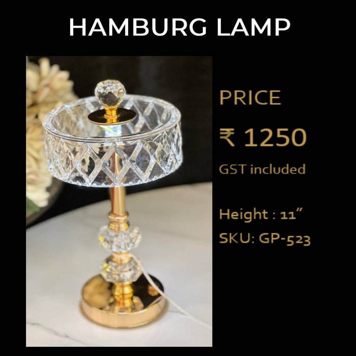 Wireless Hamburg Table Lamp For Decor Prospective at Wedding, Home, Event and Hospitality