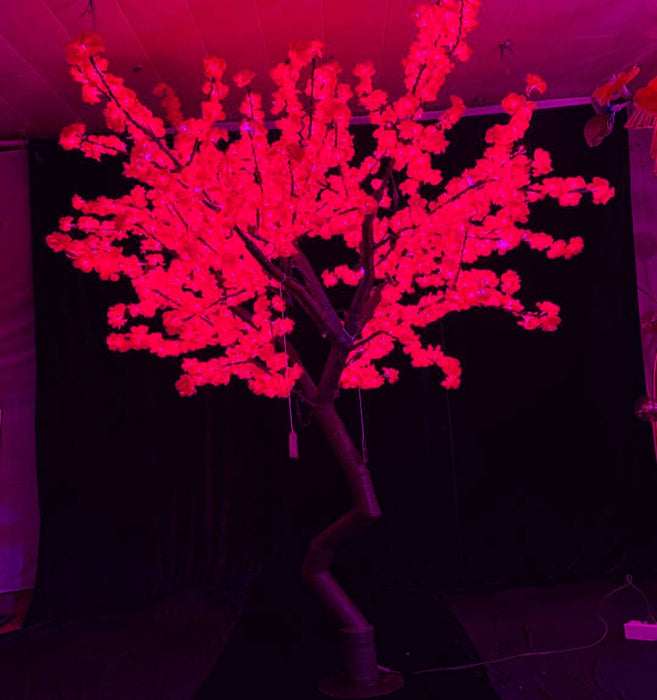 LED Red Cherry Blossom Tree For Decor at Wedding, Event and Other Ones