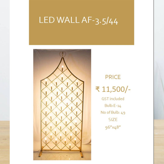 LED WALL AF-3.5/44 For Wedding, Event and Party Decor