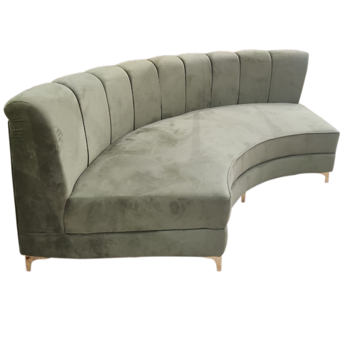 Three Seater Rounded Sofa For Wedding Decor
