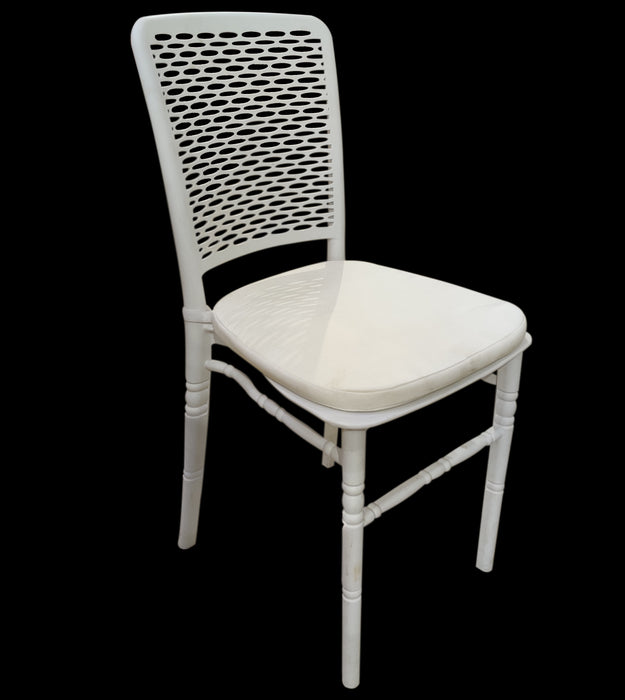 White Plastic Chair For Decor