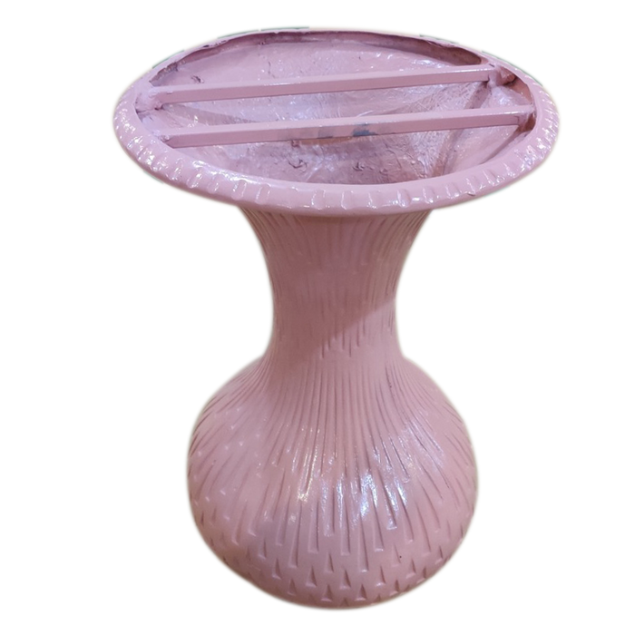 Handmade Fiberglass Flower Pot With Base