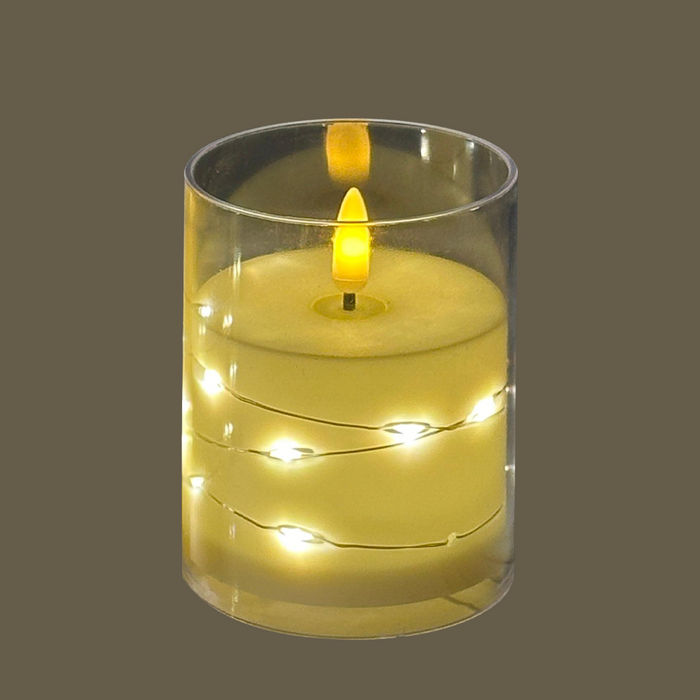 Ferry Acrylic LED Candle For Decor