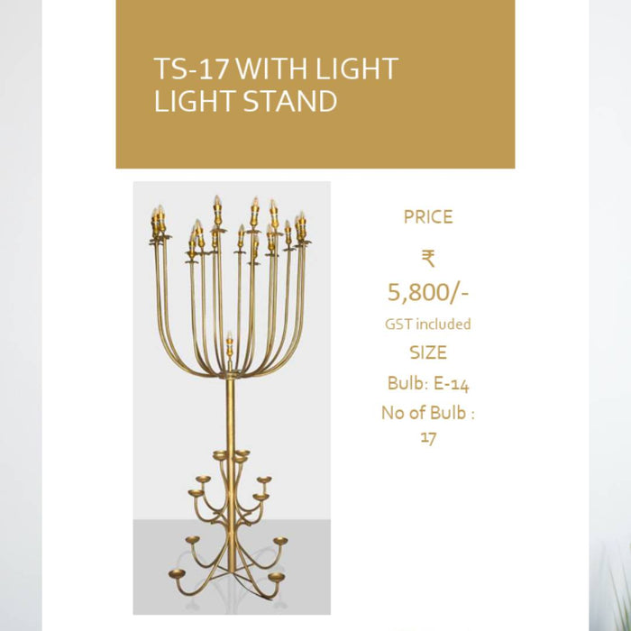 TS-17 WITH LIGHT STAND For Decoration at Wedding and Event