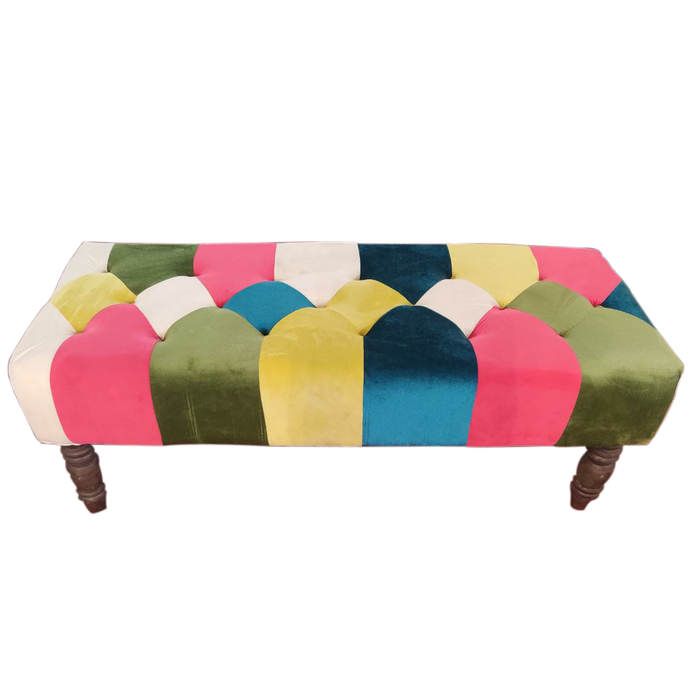 Multicolor Wooden Bench For Living Room and Decor
