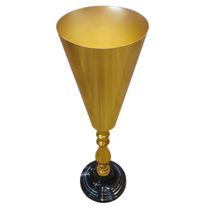 Gold Glass Stand For Decor