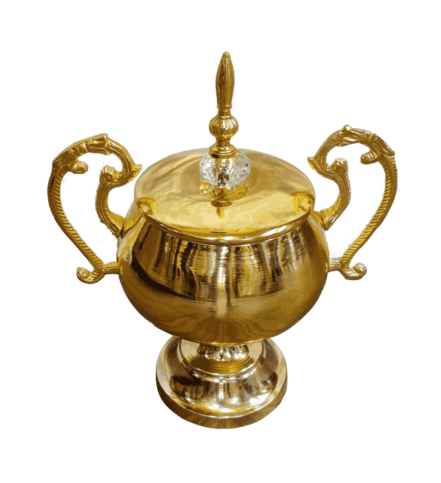 Gold Metal Tea Pot For Decor