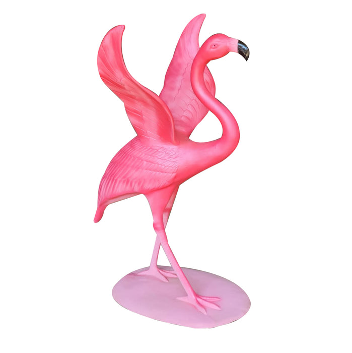 Fiberglass Flamingo with Wings