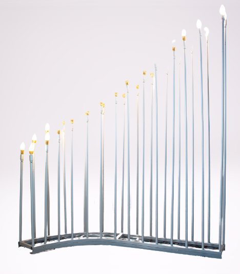 Silver Light Stands For Wedding & Events Decor