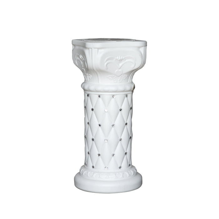 Plastic Flower Pot With Column