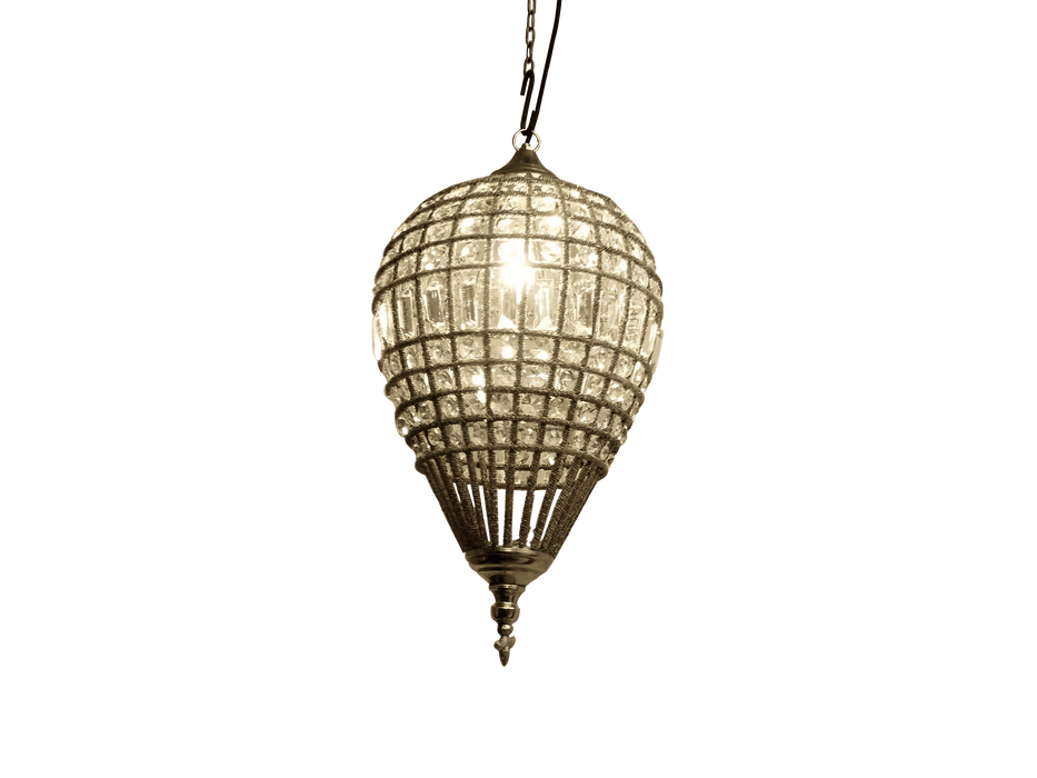 Papaya Crystal Ball Diamond Chandelier | E27 LED Bulb