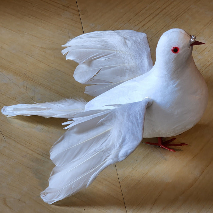 Artificial White Dove Birds